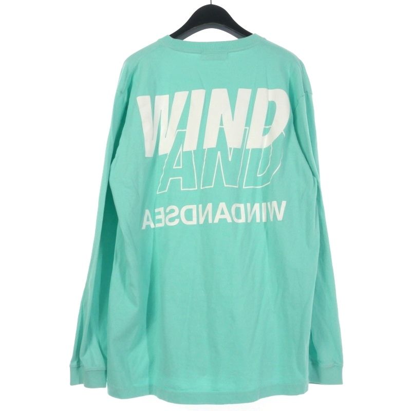 WIND AND SEA 22SS 長袖 ロゴ L 黒