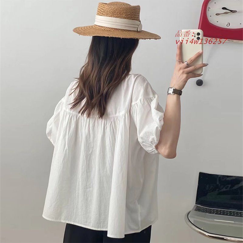 レディース コットン シャツ 7分袖 Tシャツ レディース ス 七分袖カットソー Vネック 刺繍 プルオーバー ママ ナチュラル ロンT 春 夏 楽天市場】カットソー 長袖 レディース 七分袖 コットン7分袖
