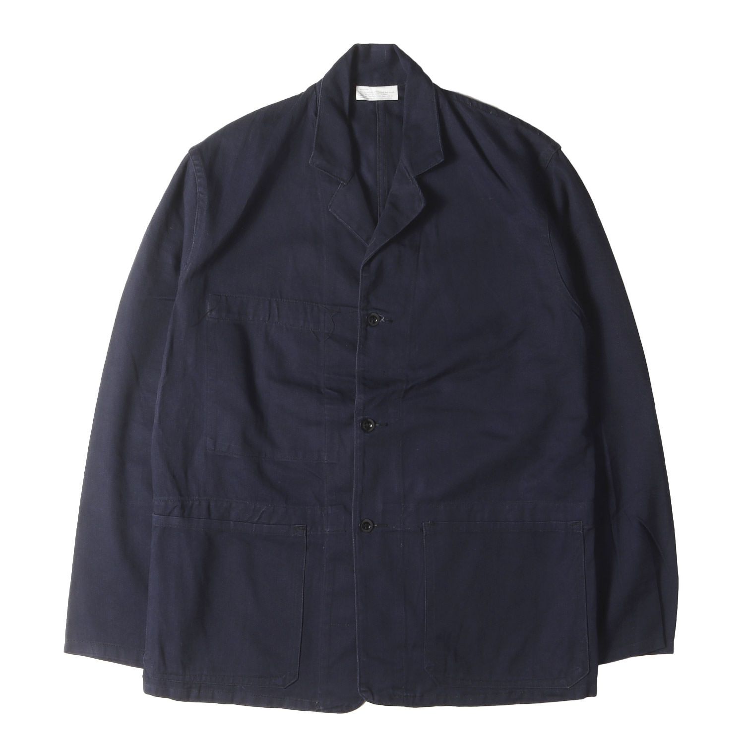 Euro vintage ユーロヴィンテージ ジャケット ネイビー 紺 サイズ:詳細参照(L位) | 70s British Railways / イギリス国鉄 ブルードリル ワーク ドライバーズジャケット | アウター ブルゾン 上着【メンズ】【中古】【K4600】 Euro vintage ユーロヴィンテージ ジャケット ネイビー 紺 サイズ:詳細