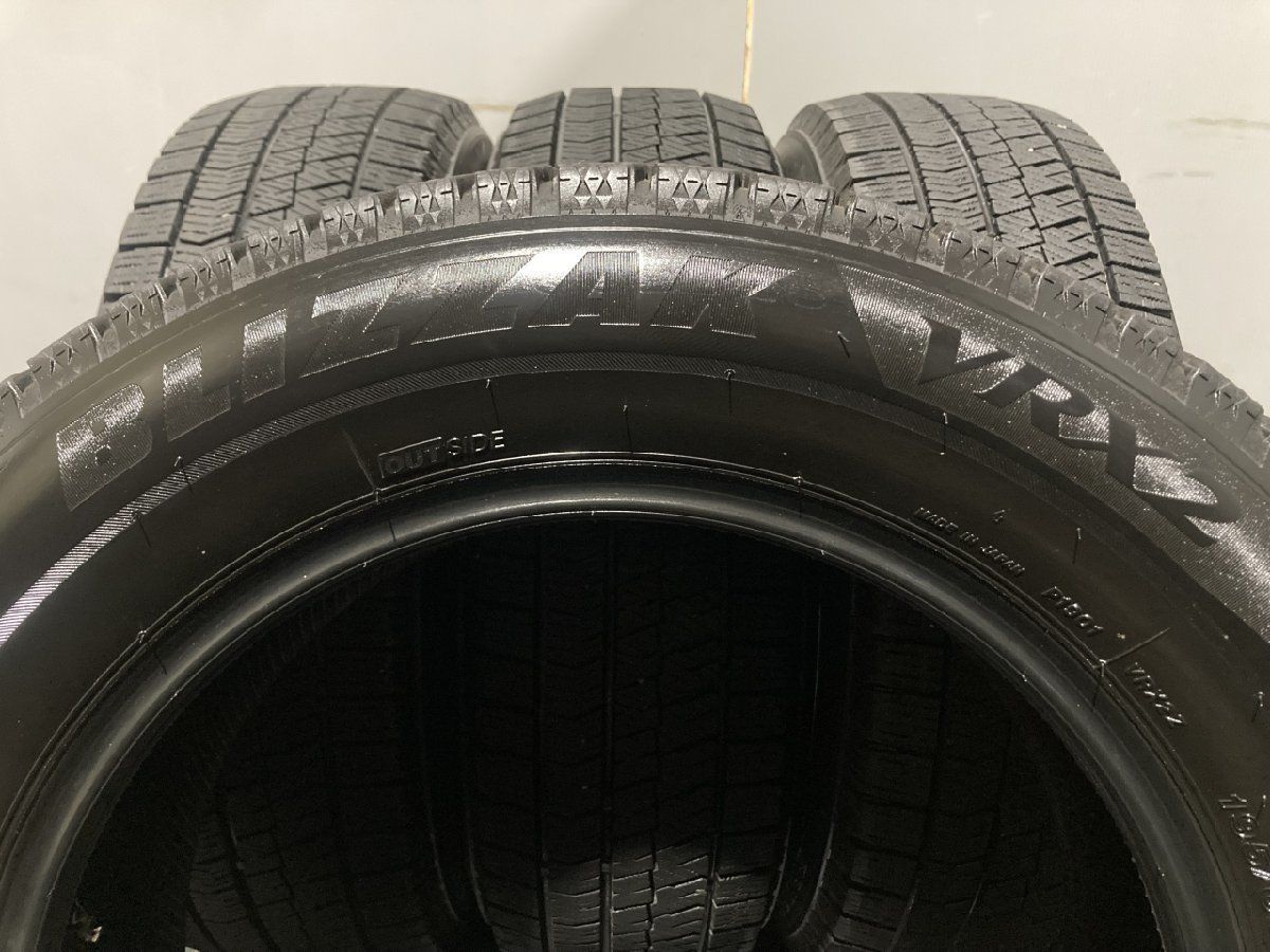 BS BRIDGESTONE BLIZZAK VRX2 195/65R16 16インチ スタッドレス 4本 20年製 バリ溝 ライズ ロッキー等　 (MTE533)