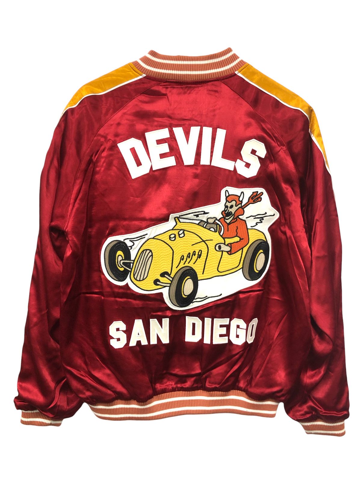 HOUSTON (ヒューストン) RAYON AWARD JACKET（DEVILS）レーヨン 