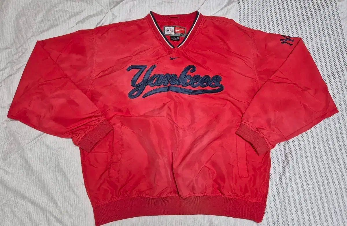 NIKE ナイキ MLB ニューヨーク ニューヨーク ヤンキース プルオーバー ウィンドブレーカー ベースボールジャケット