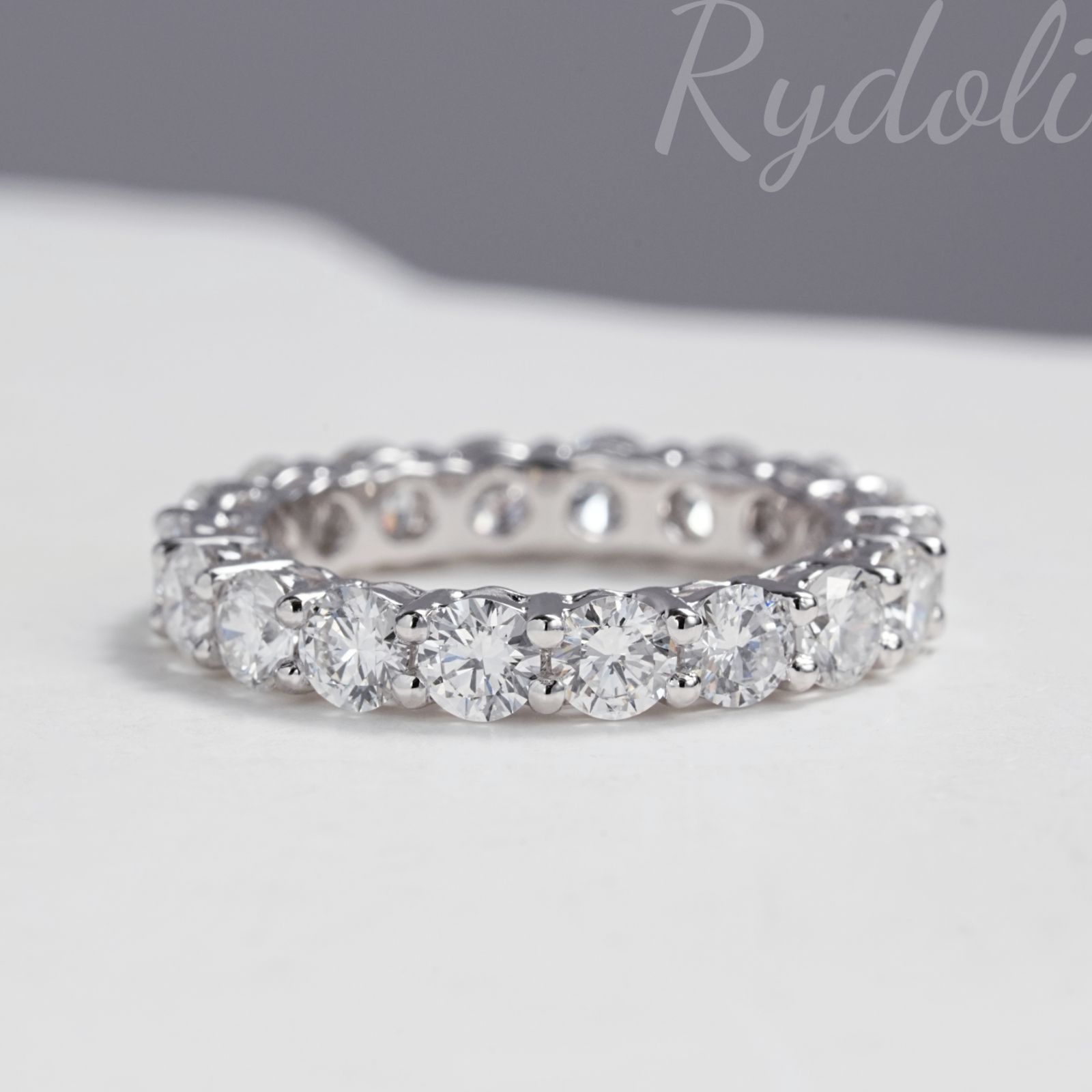 PT950 2.5ct フルエタニティリング ラボグロウンダイヤモンド オーダーメイドリング 華やかで上品な定番デザイン ラボダイヤ レディースリング ダイヤエタニティ プラチナ製 指輪 上品で重ね付けにも最適なダイヤリング