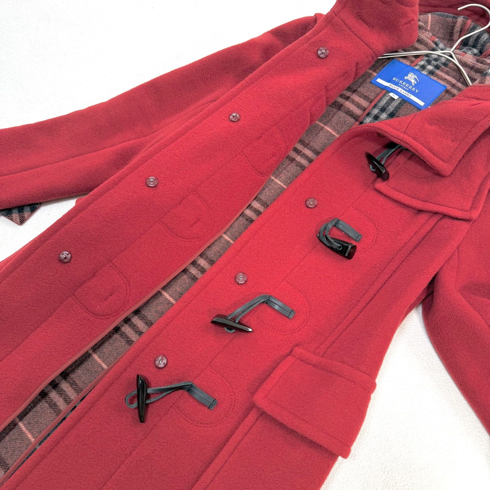 極美品✨バーバリー ブルーレーベル ロング ダッフルコート ノバ