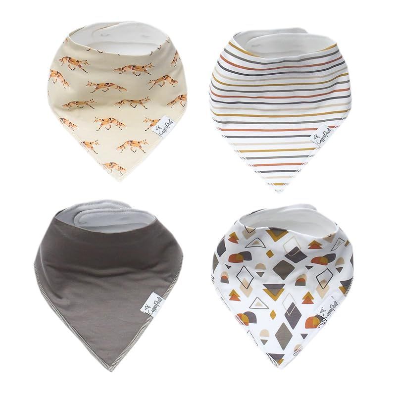 Copper Pearl (コッパーパール) よだれかけ 吸水 速乾 おしゃれ スタイセット バンダナビブ 4枚セット スウィフト 1