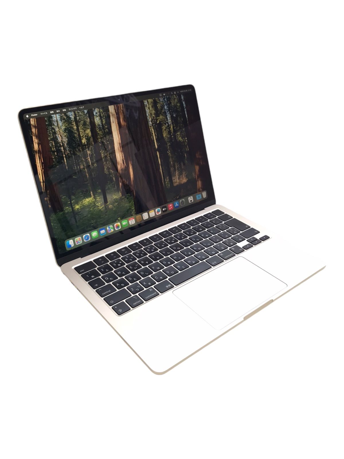美品 充放電回数79回 MacBook Air M2 2022 メモリ8GB SSD 256GB
