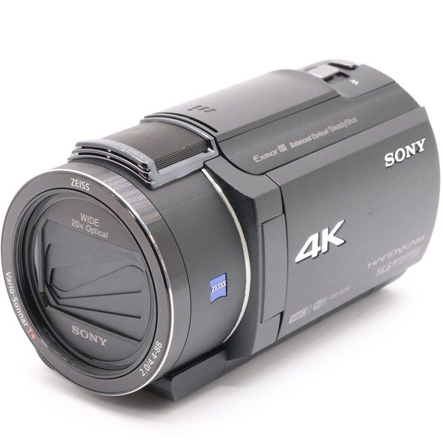 並品 SONY FDR-AX40 ブラック｜4K高画質ビデオカメラ｜空間光学手ブレ補正搭載×高速AF｜大容量バッテリー付属｜運動会 旅行に最適