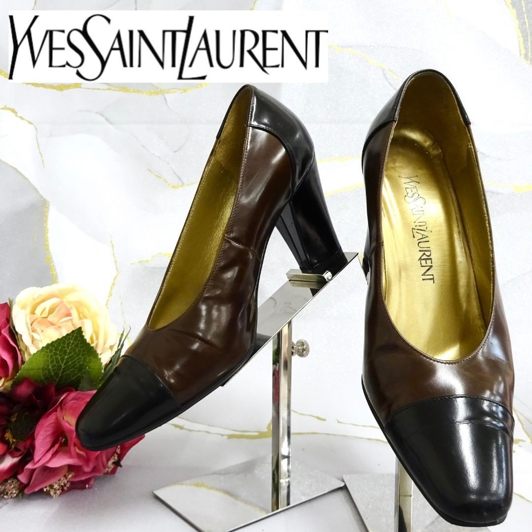 YVES SAINT LAURENT イブサンローラン パンプス ハイヒール ブラック