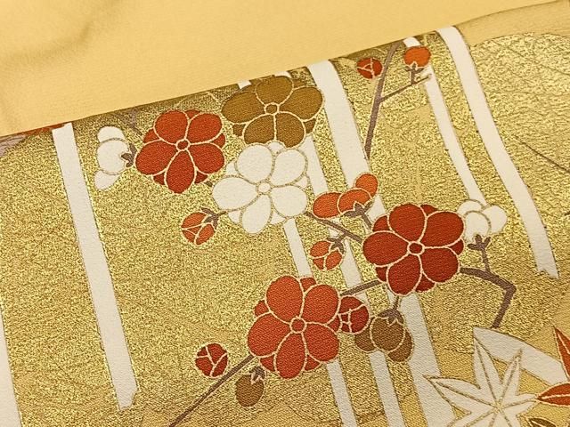 【逸品】●作家訪問着●縮緬●流水文様● 逸品】○作家訪問着○縮緬○流水文様○ 平和屋着物□訪問