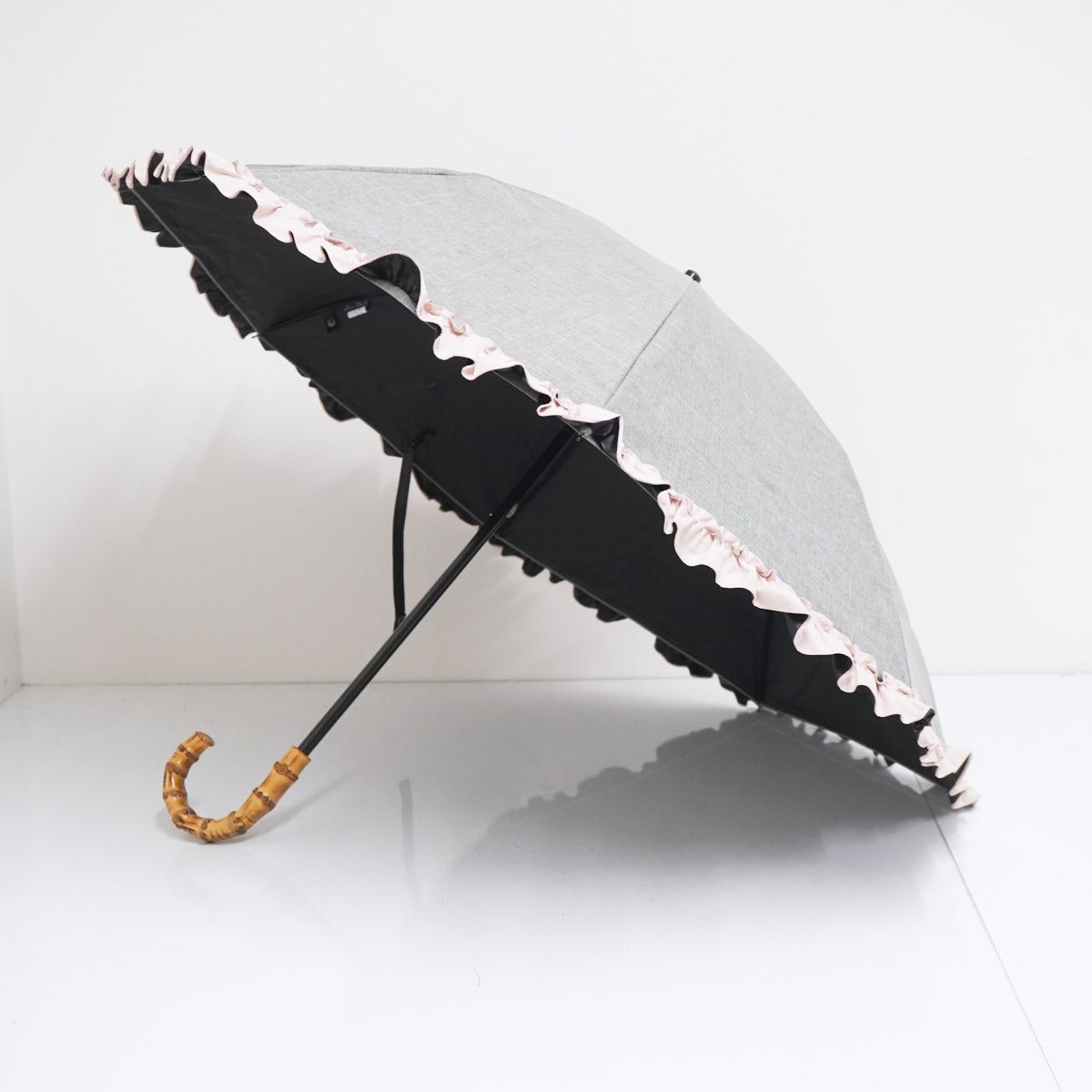 折りたたみ 日傘 完全遮光 芦屋ロサブラン USED美品 2段折