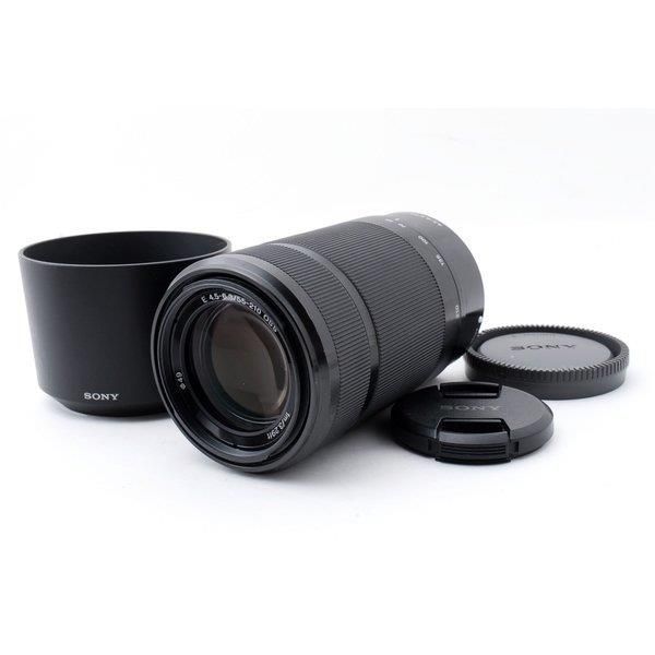 新品 SONY α Eマウント 55-210mm ズームレンズSEL55210 新品)SONY (ソニー) E 55-210mm F4.5-6.3 OSS SEL55210 ブラック