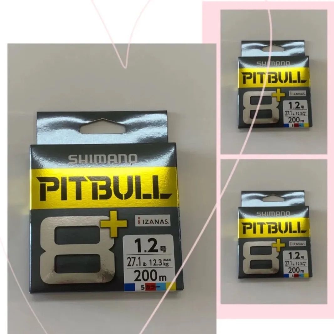 シマノ釣り糸LD-M51T PITBULL8 5カラ-150m1.5号 2点 - 釣り糸