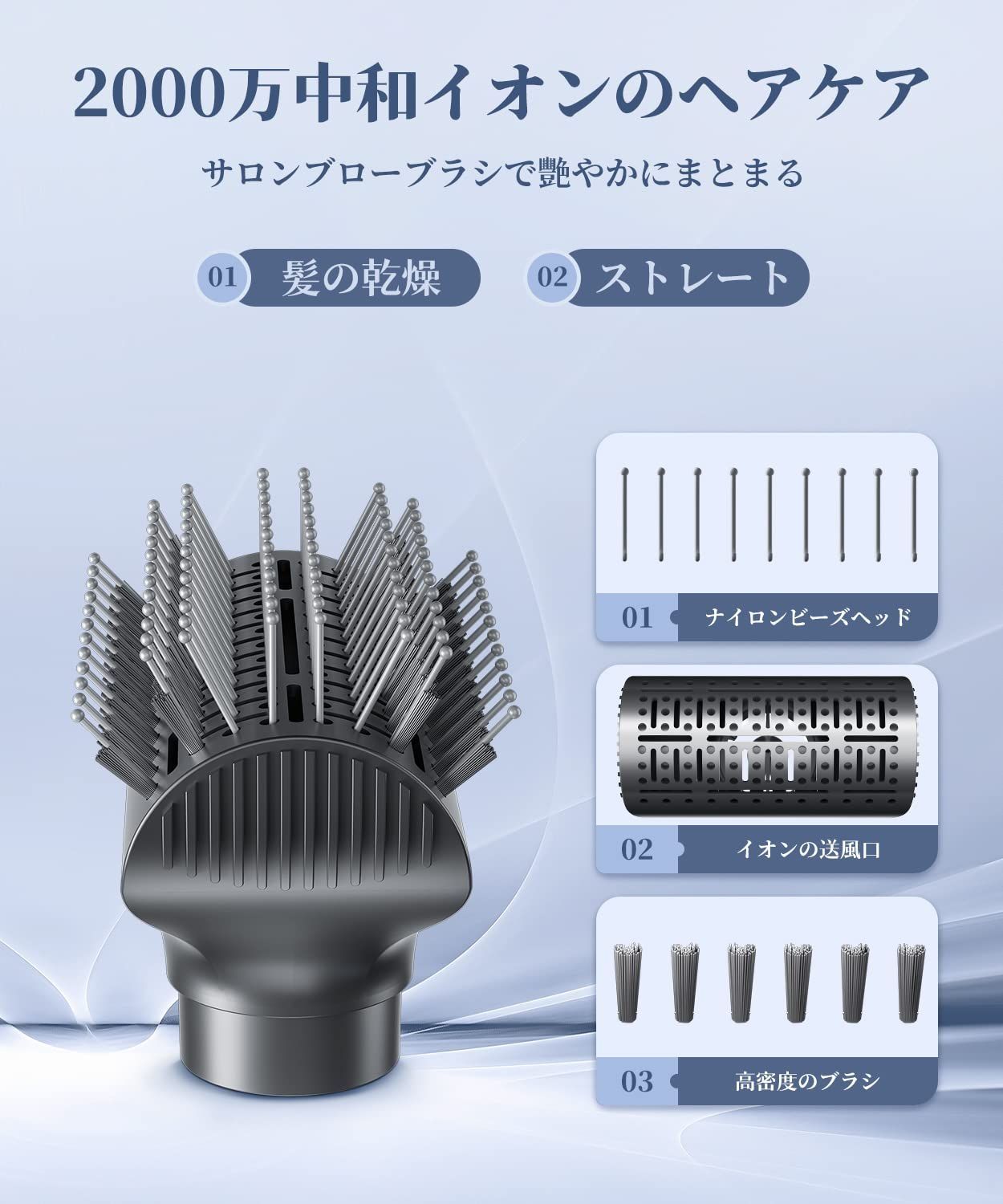 人気商品】高速 コンパクト 中和イオン&温冷循環送風 ドライヤー ヘア