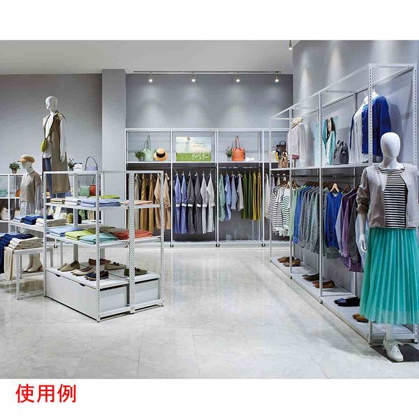 ラテラル・ロコ W120cm ホワイト D35cm 連結H210cm 61-808-58-4