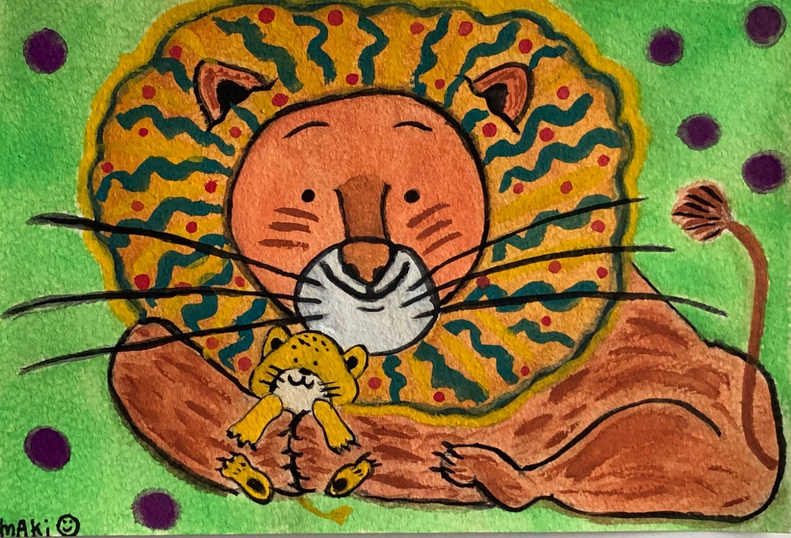 ☆【水彩画】小倉 基弘 長崎32景『崇福寺赤門』No.007 ☆【水彩画