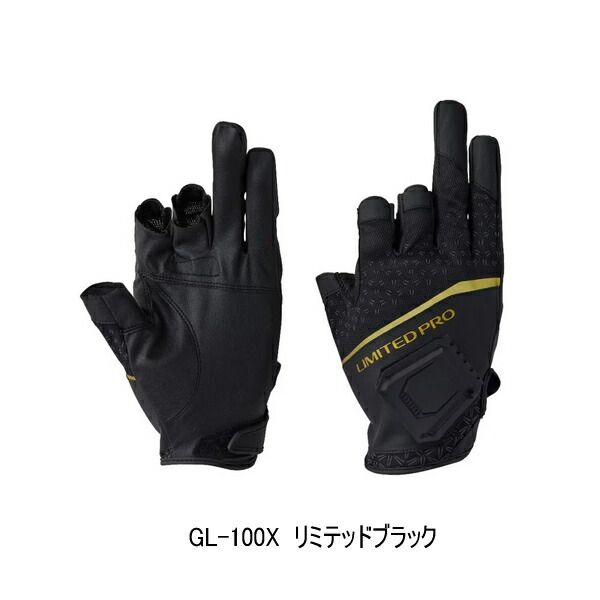 ≪ 24年3月新商品 ≫ シマノ リミテッドプロ マグネット 速乾 グローブ 3 GL-100X リミテッドブラック Lサイズ