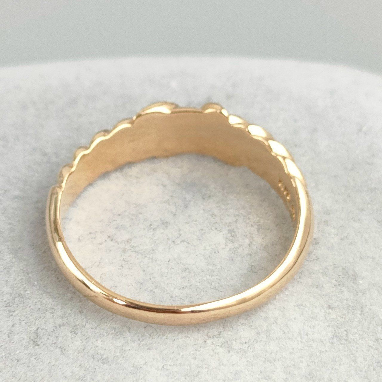 18金 K18 ジュエリーマキ デザインリング レディース 3.26g 13号 B667