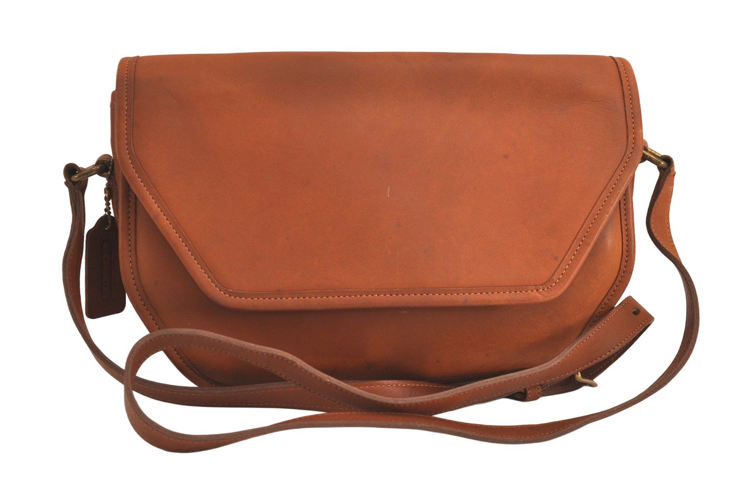 COACH オールドコーチ ヴィンテージ ショルダークロスボディーバッグ 財布 レザー ブラウン 6948M