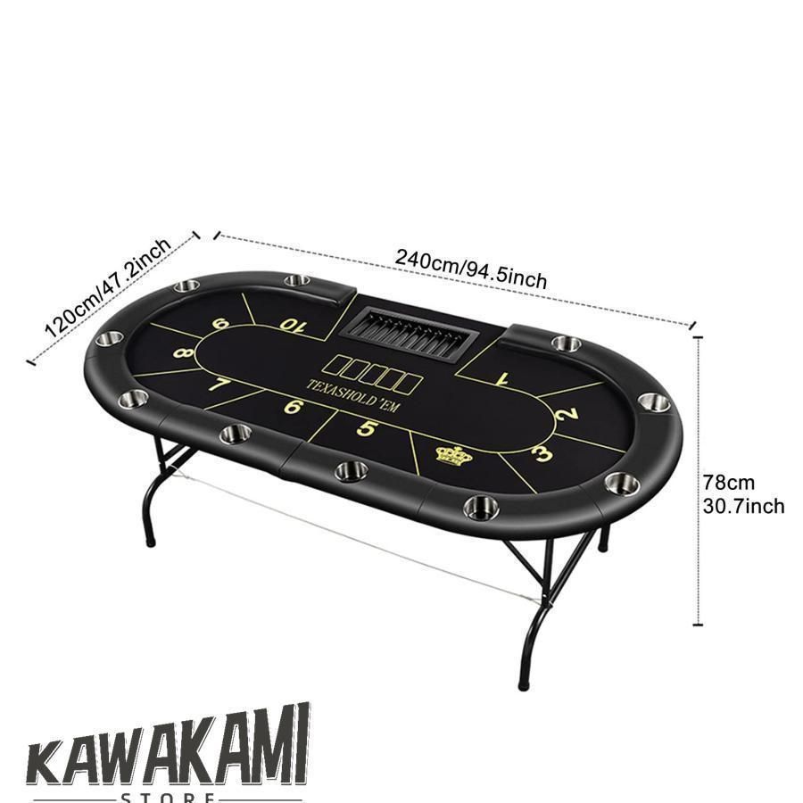 楽天市場】ゲームテーブル ポーカーテーブル トランプ テーブル