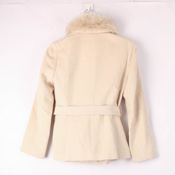 ef- de アンゴラショートコート フォックスファー フェイクファー