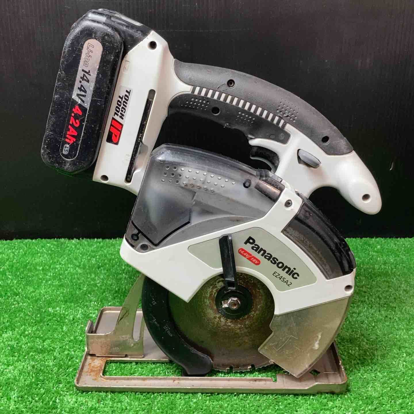 パナソニック Panasonic コードレスチップソーカッター EZ45A2X-H 本体 グレー 14.4V4.2Ahバッテリー付 岩槻店