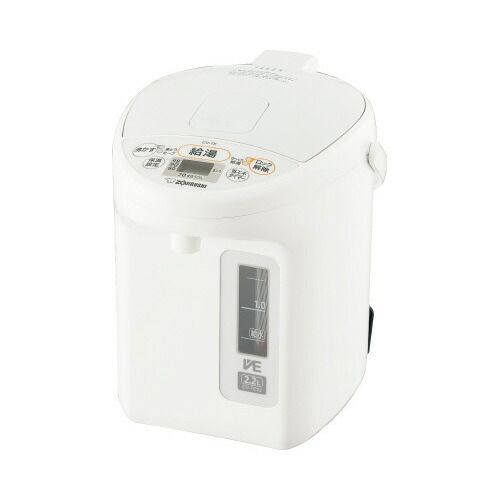 ＶＥ電気まほうびん 象印 ２．２Ｌ 幅２２０×奥行２９５×高さ２６０ｍｍCV-GV22-WA 象印マホービン