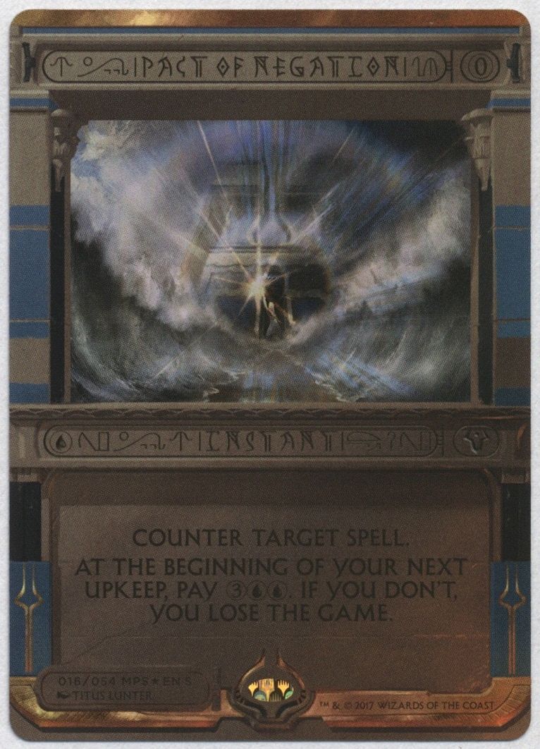 Wizards OF THE COAST Amonkhet Invocations MPS 【英】否定の契約