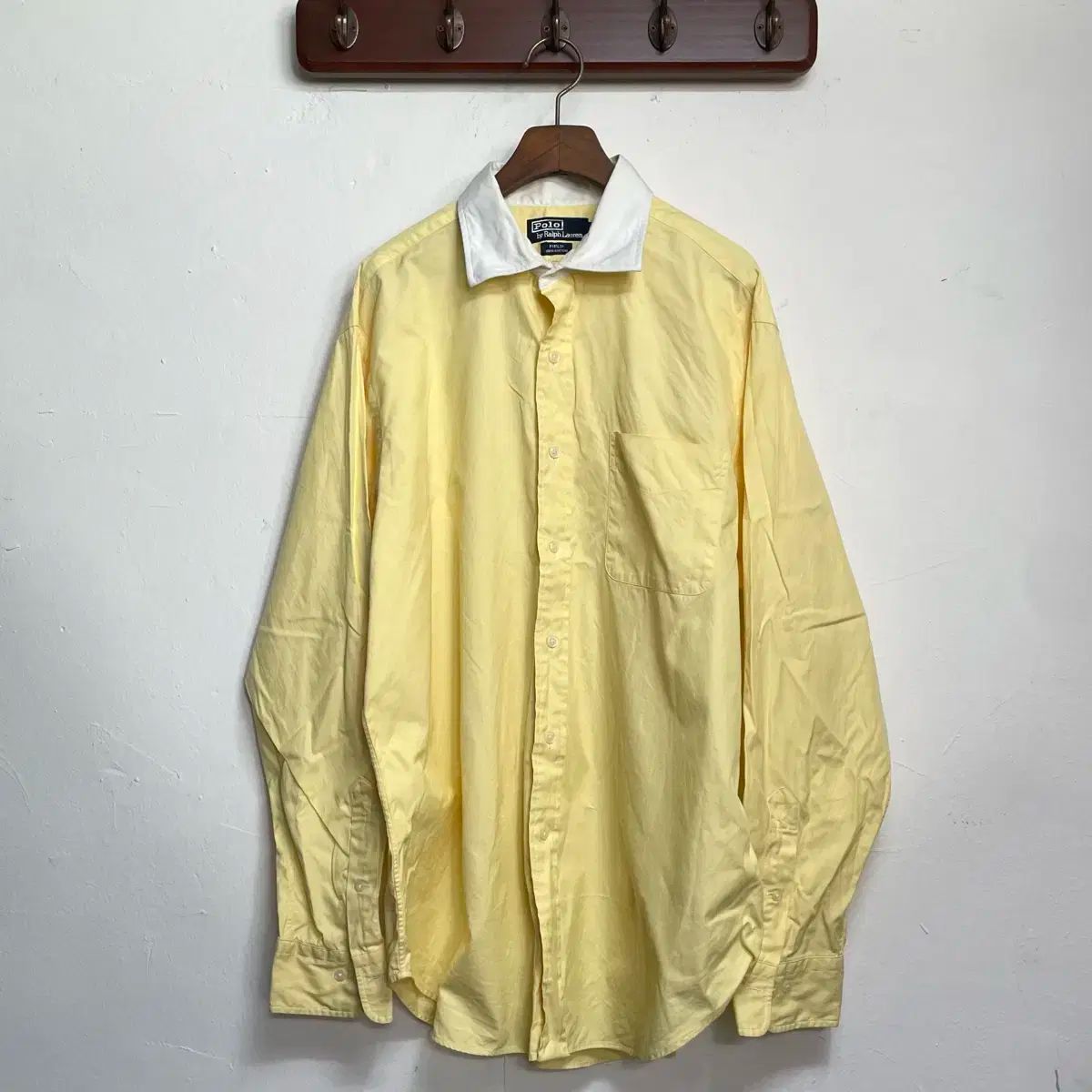 ポロ Ralph Lauren(ラルフローレン) Philip 黄色 コットン シャツ