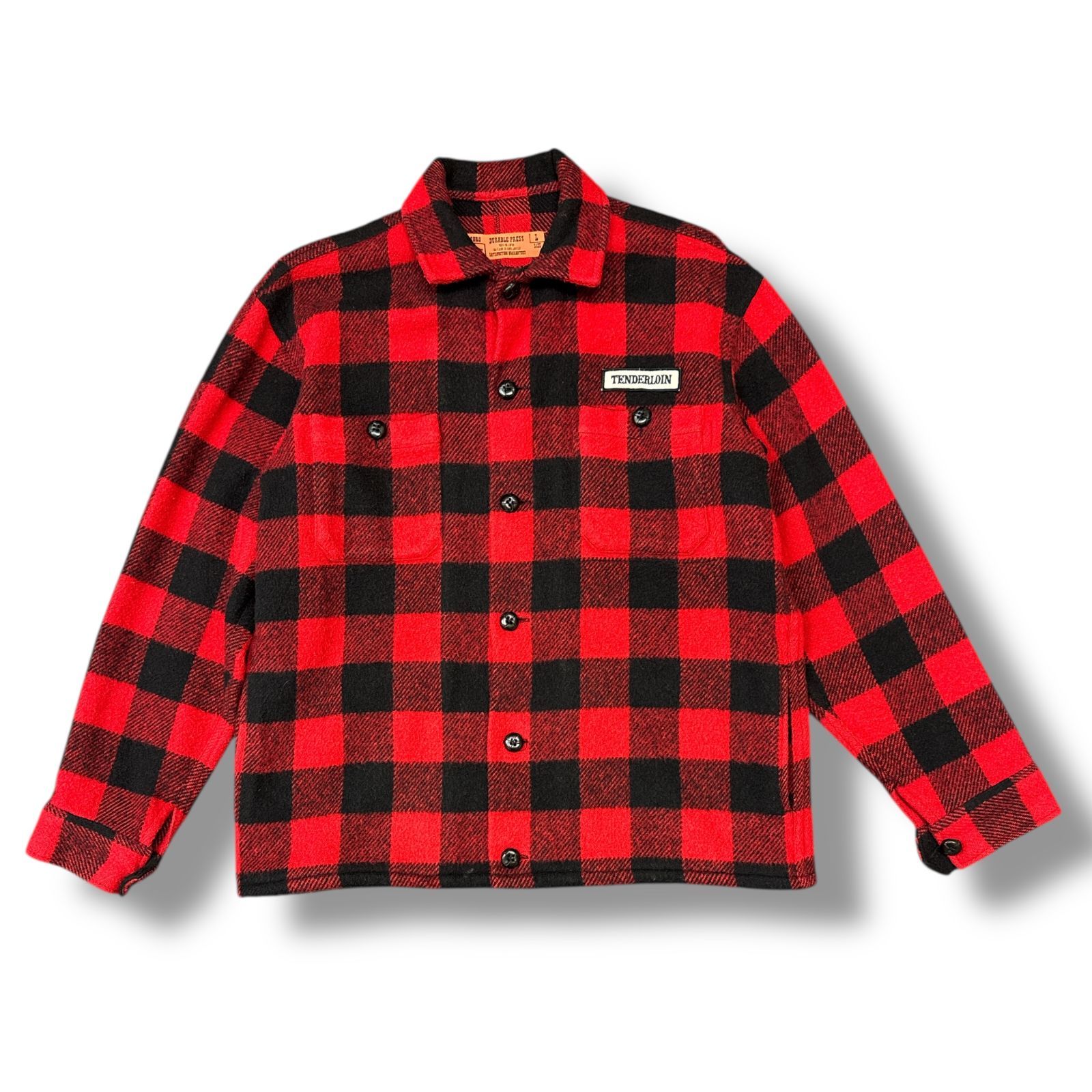TENDERLOIN T-BUFFALO JKT 2nd RED/BLACK バッファローチェック