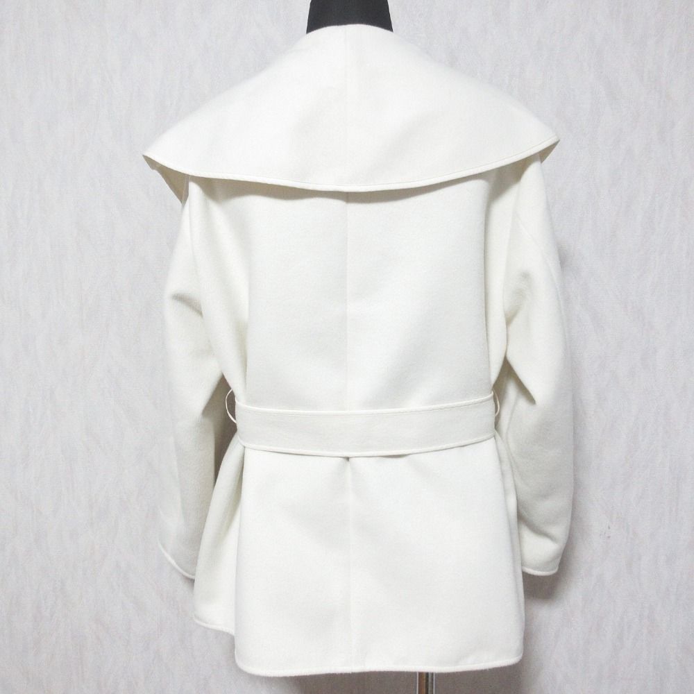 【極美品】23AW FRAY ID ショールカラーショートリバーコート FRAY I.D（フレイアイディー）の「ショールカラーショートリバー