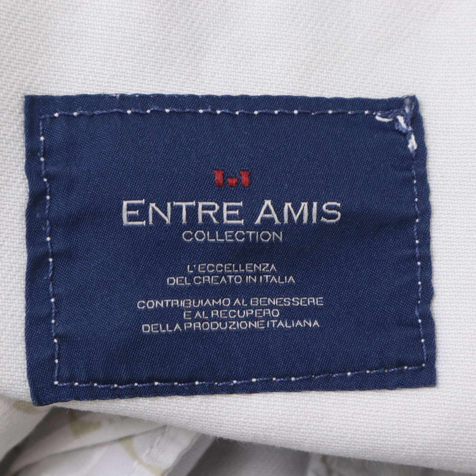 イタリア製☆ ENTRE AMIS アントレアミ ダメージ&リペア加工 