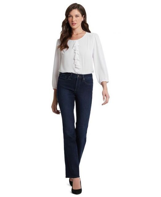 【送料無料】 エヌワイディージェイ レディース デニムパンツ ジーンズ ボトムス Women's Barbara Bootcut Jeans Burbank Wash