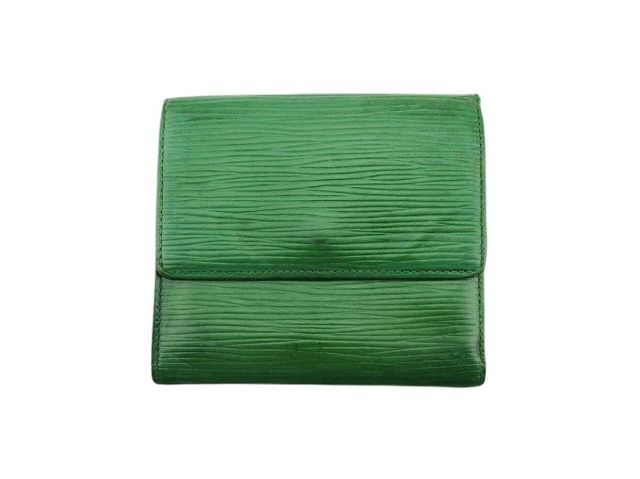 ③☆優良品♪エピＷホック 折り財布 グリーンカラー 美品】ルイヴィトン 三つ折り財布 Wホック エピ ボルネオ