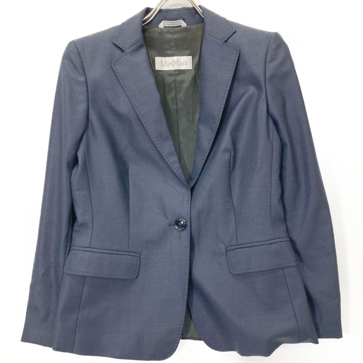 MaxMara マックスマーラ　テーラードジャケット　ネイビー　サイズ42 Max Maraのネイビー Albero テーラードジャケットがセール中