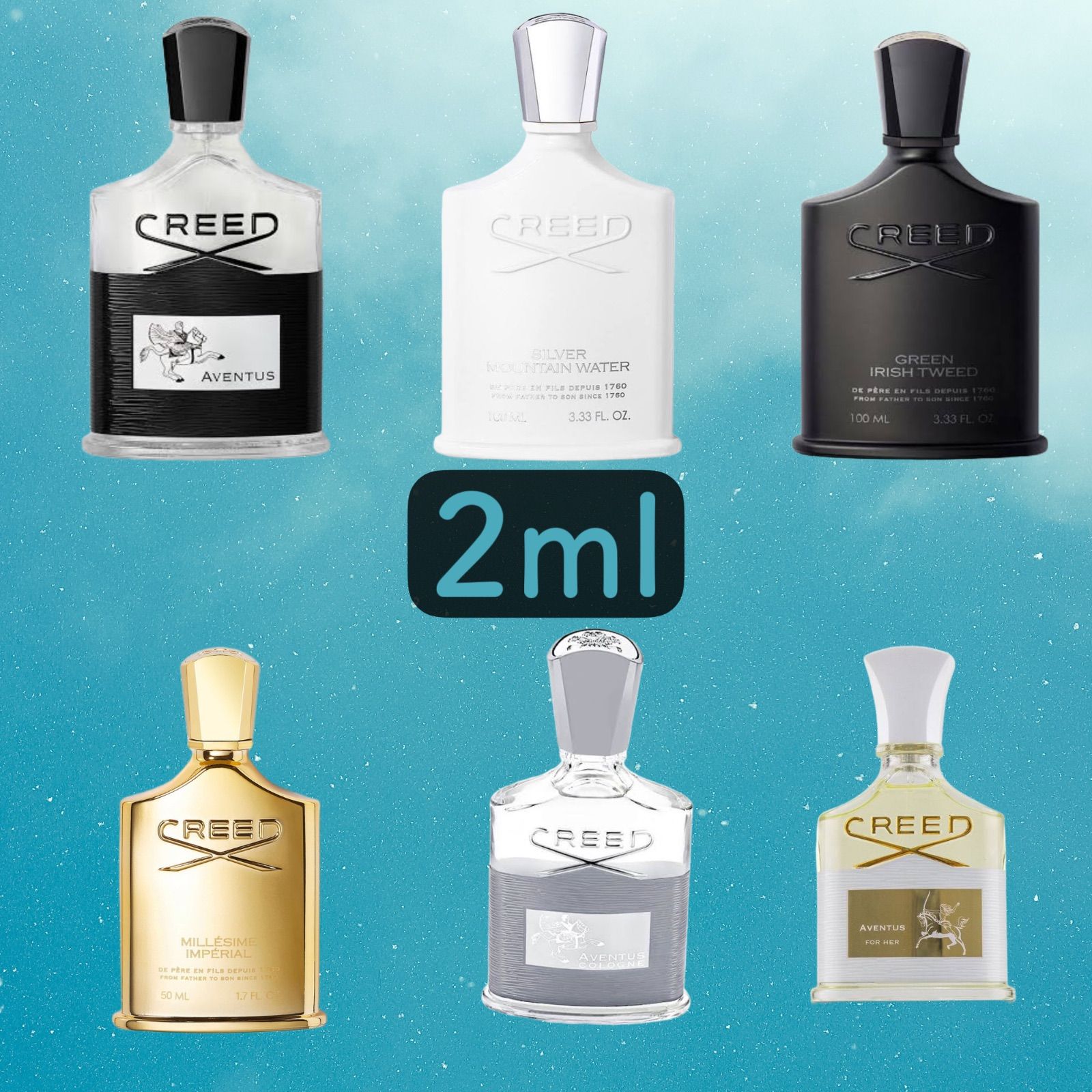 セール中 CREED クリードお試しサンプル2ml香水-正規品 アバントゥス 