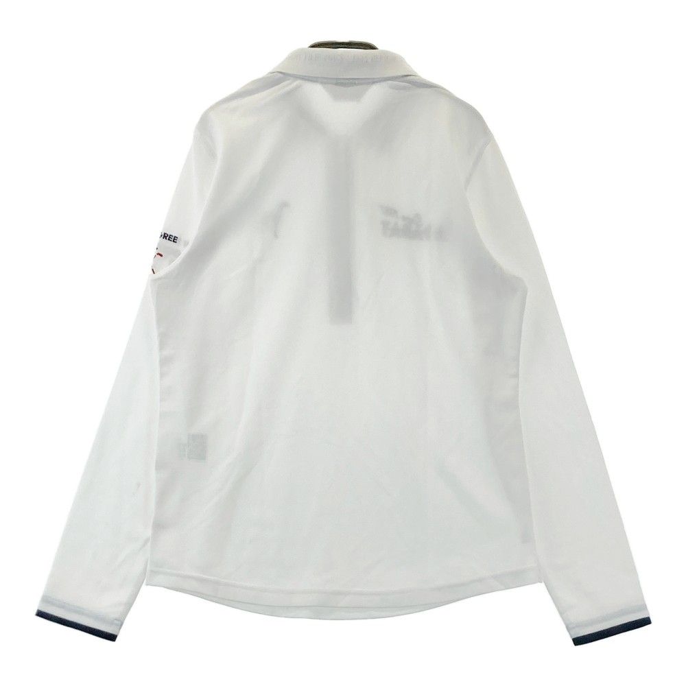 サイズ：38 ADABAT アダバット 長袖ポロシャツ ホワイト系