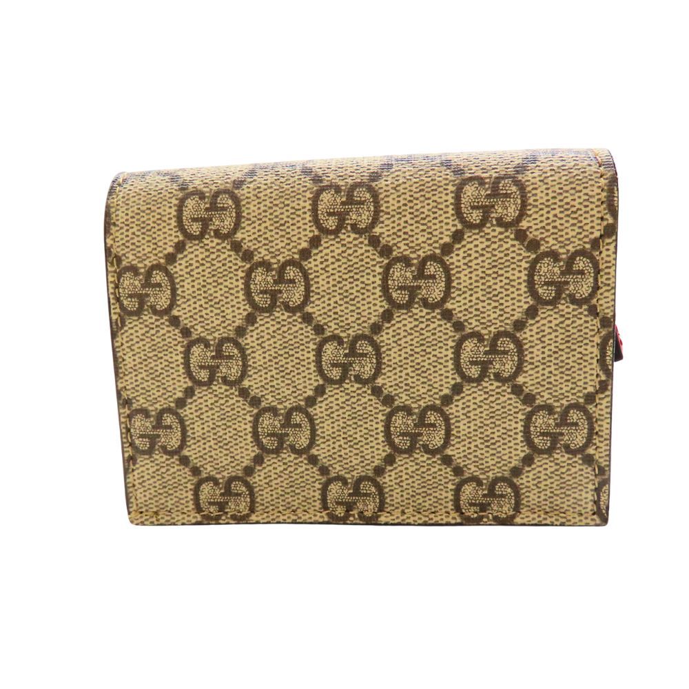 中古】GUCCI グッチ 476050 二つ折り財布 チェリー さくらんぼ