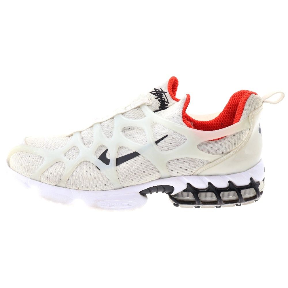 NIKE (ナイキ) ×STUSSY AIR ZOOM SPIRIDON KK CJ9918-100 ステューシー エアズームスピリドン ローカットスニーカー ホワイト US10.5/28.5cm
