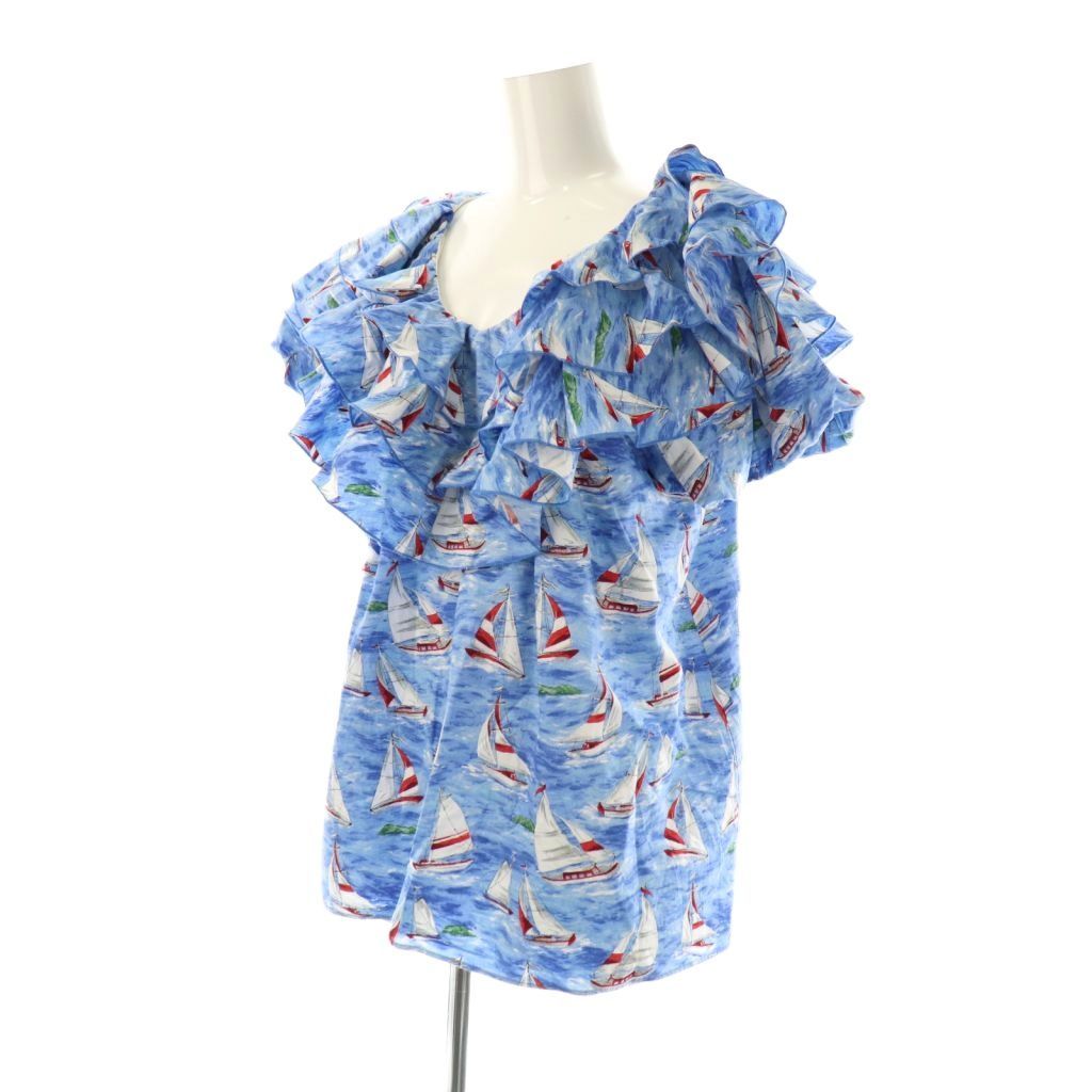 J.N.Hearts半袖ブラウス ジェイエヌハーツ 半袖フリルブラウス レディース SIZE F (M