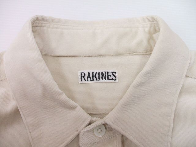 RAKINES organic ST corduroy MP shirts サイズ2 長袖シャツ