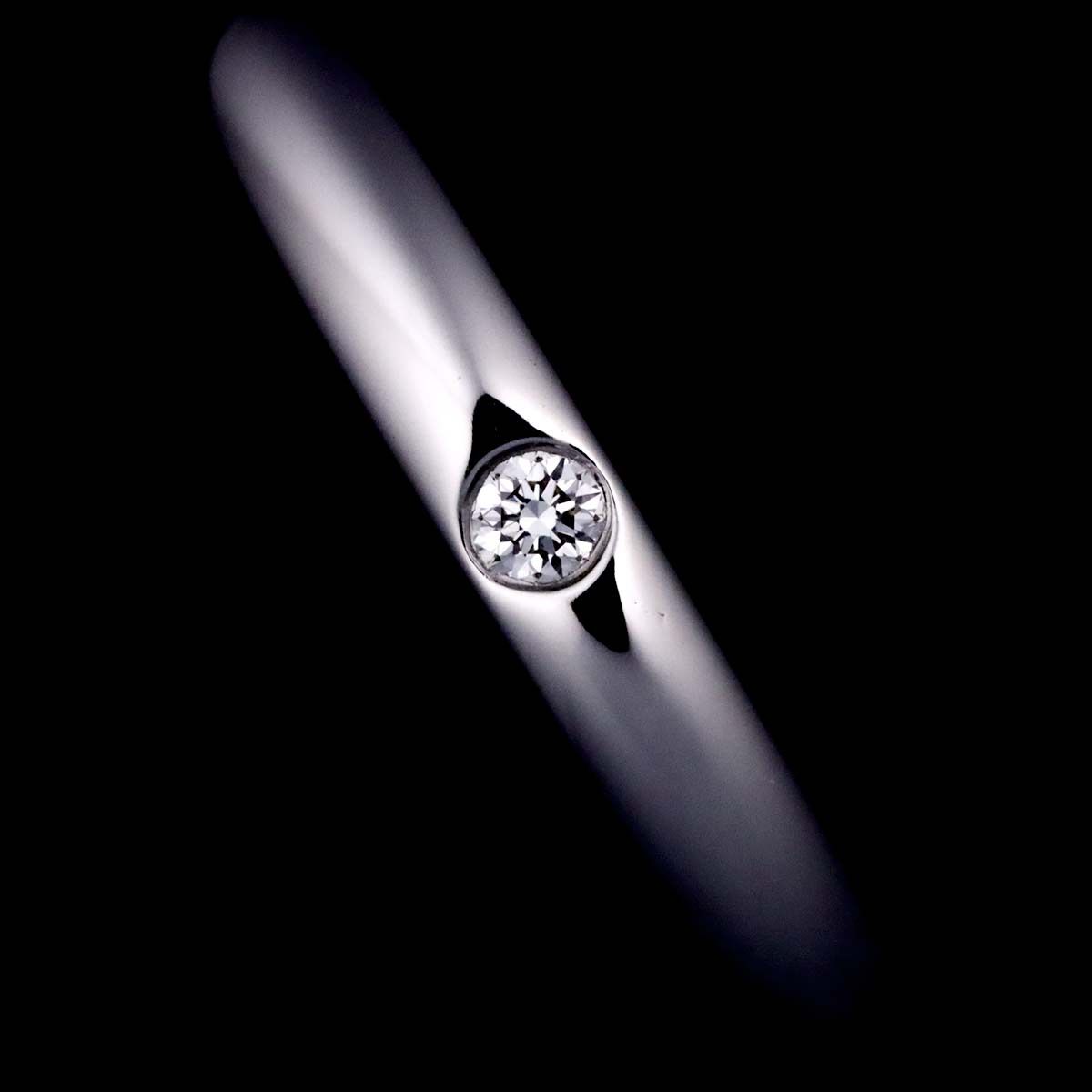 ティファニー TIFFANY&Co. スタッキング バンド 9号 リング ダイヤ 1P  