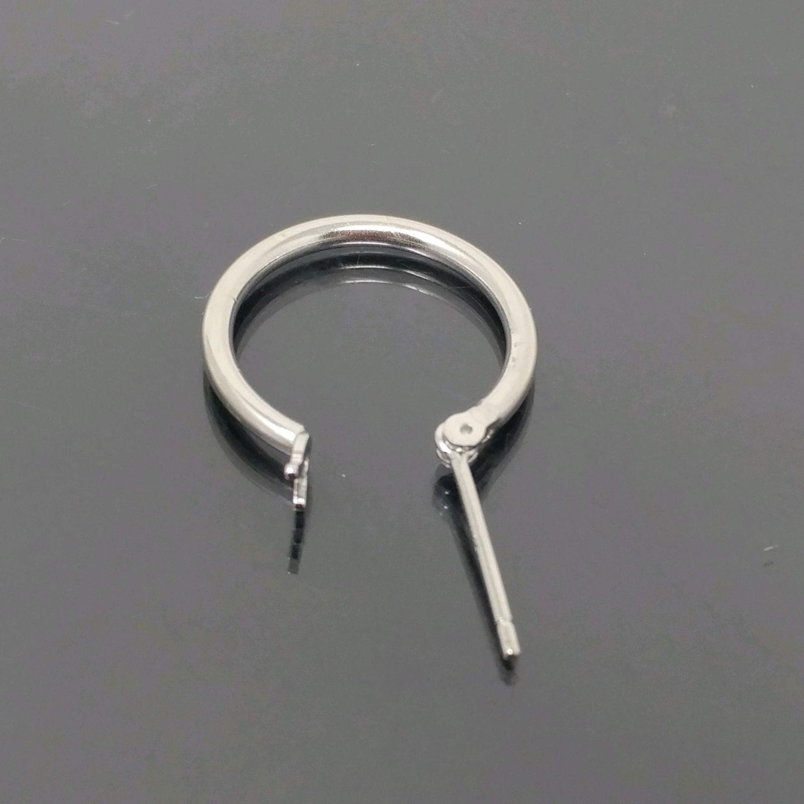 両耳セット 20G リングピアス メンズ 銀 レディース SILVER925