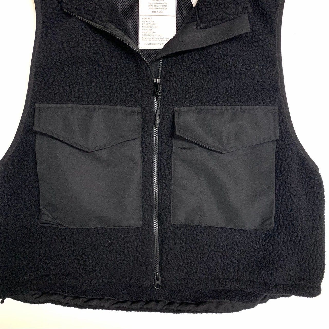 HYKE】ハイク/POLARTEC FLEECE WEP VEST/フリーサイズ/ブラック/24AW