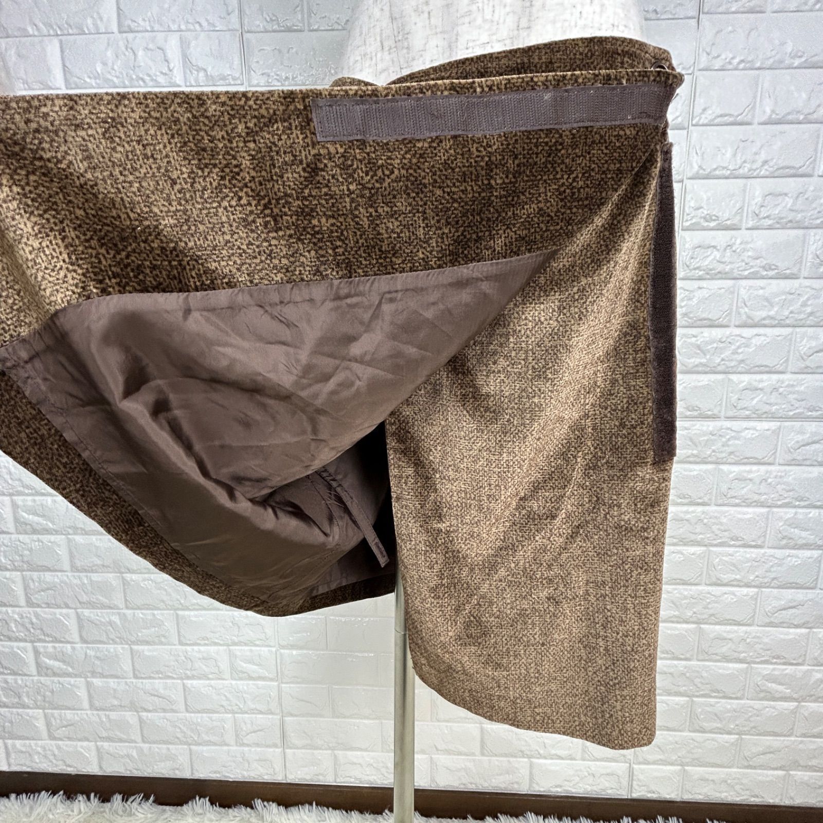 マークジェイコブス Marc Jacobs 4 ラップスカート ブラウン