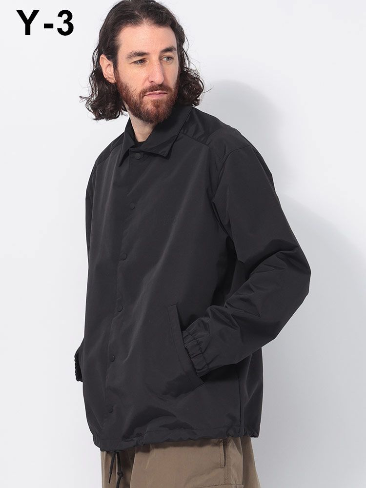 Y-3 (ワイスリー) ナイロン バックプリント コーチジャケット Y3IW2473 