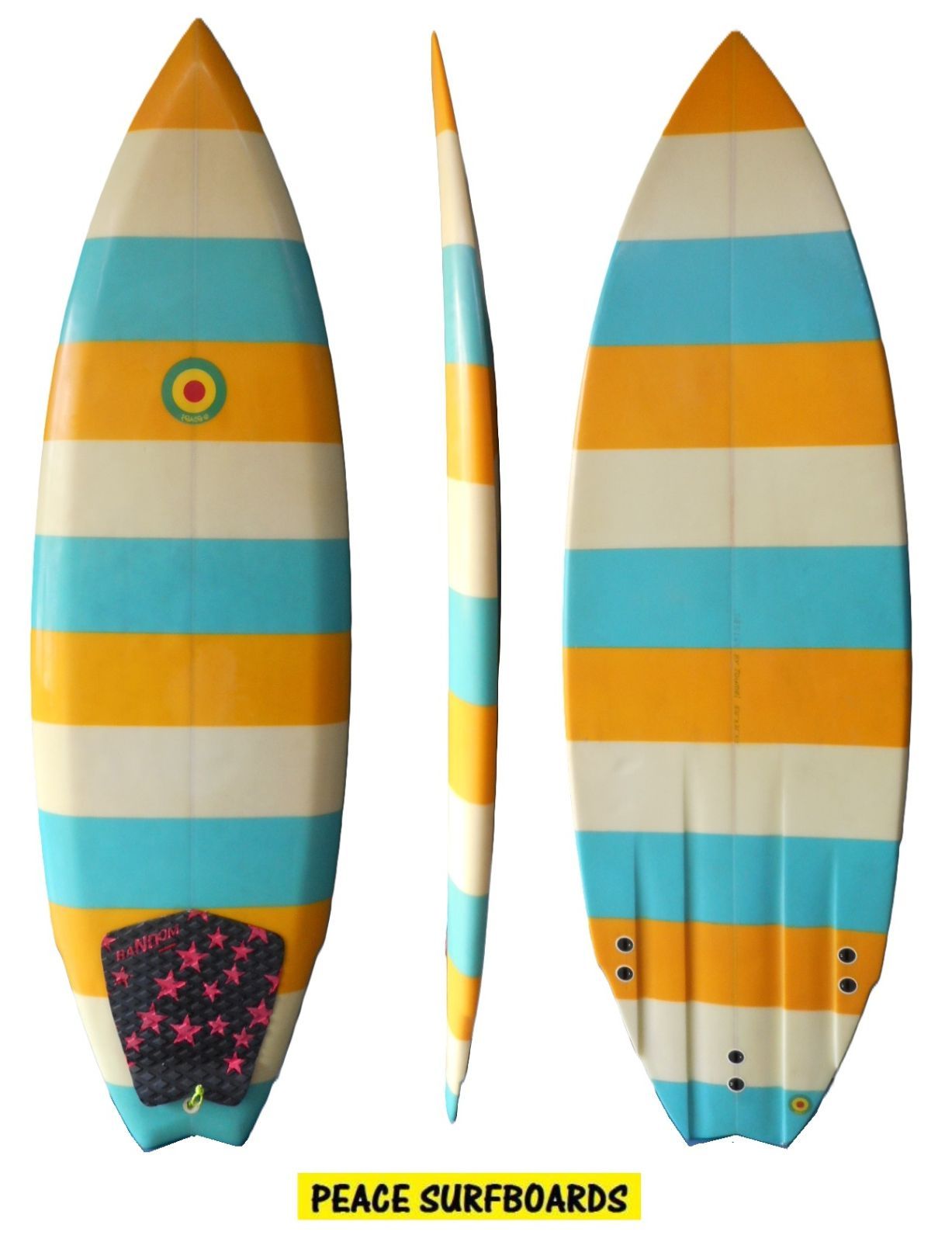 一部除く 個人宅配達 PEACE SURFBOARD 5’10