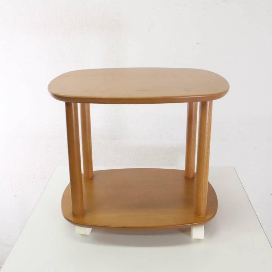 カンディハウス 旭川 ラ ヴィー ワゴンテーブル L ヒッコリー キャスター付き M12501 235h16