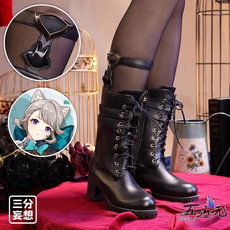 新発売 三分妄想 原神 コスプレ リネット 双子 靴 お買い得