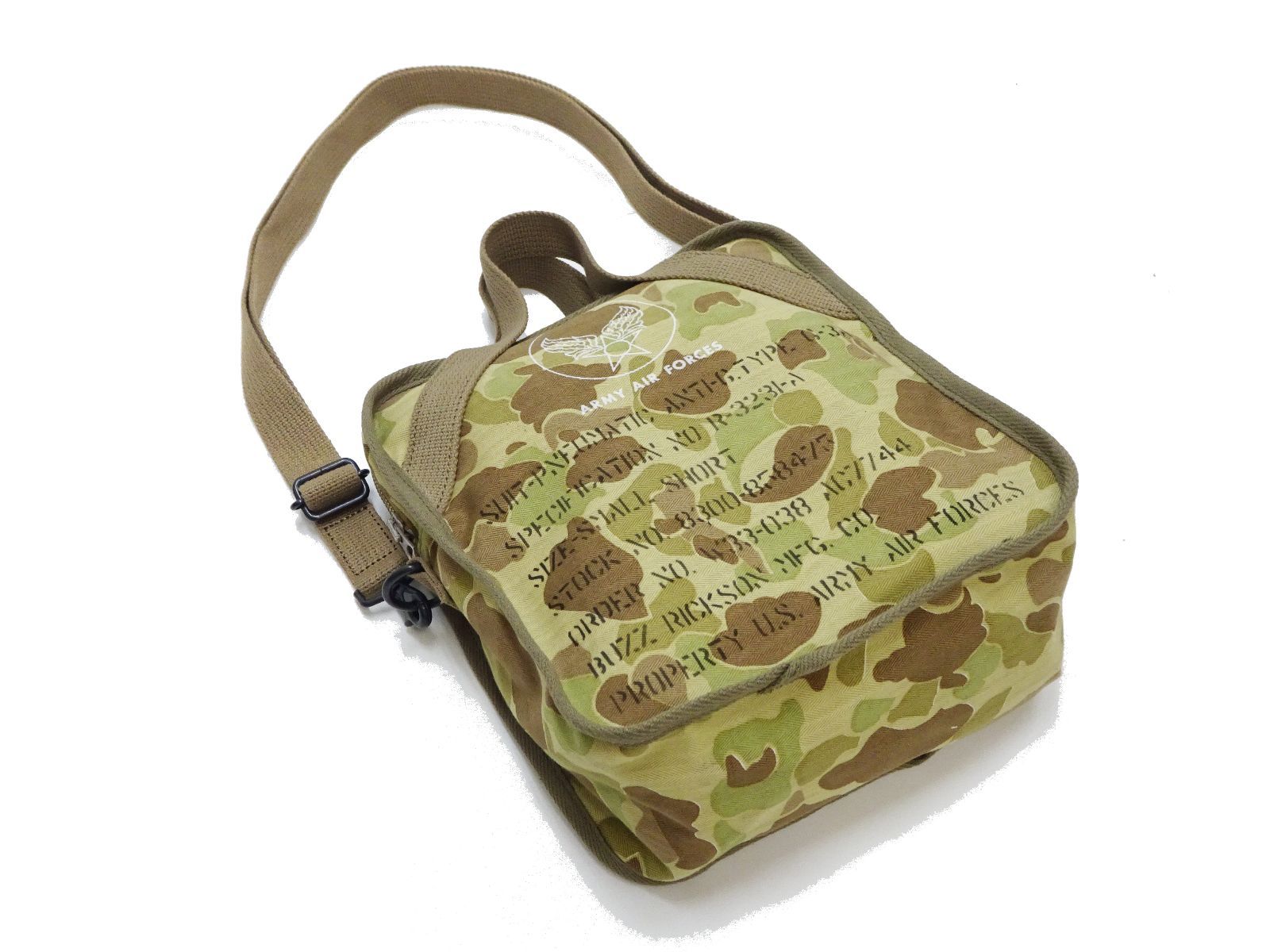 バズリクソンズ BUZZ RICKSON'S フロッグスキン カモフラージュ バッグ