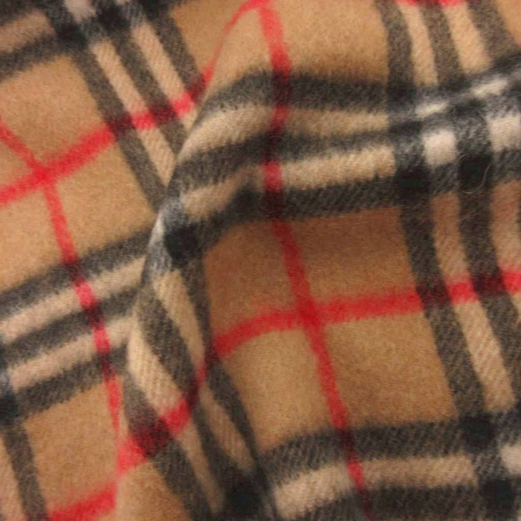 バーバリー　ノバチェック　カシミヤ100 マフラー ベージュ　フリンジ　1 ユニセックス バーバリー カシミヤ100% ノバチェック マフラー